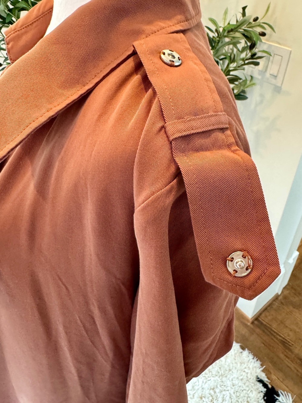 bagatelle Rust-Tone Open Front Layering Jacket-Small - Picture 10 of 13